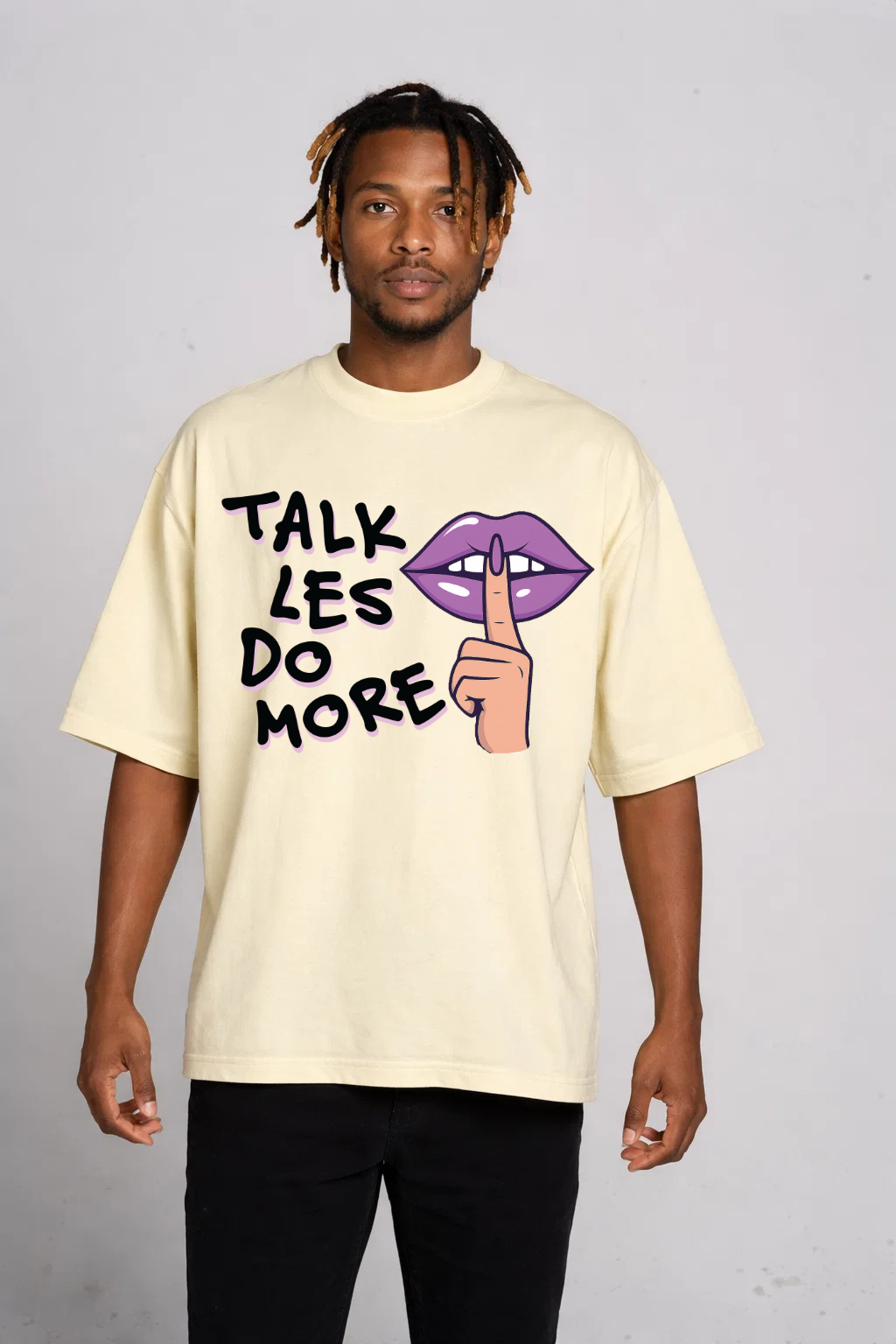 Les Focus - Oversized Drop-Shoulder T-shirt