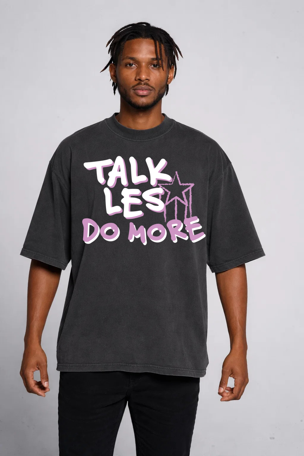 Les Is More - Oversized Drop-Shoulder Tee – Talk Les Shop