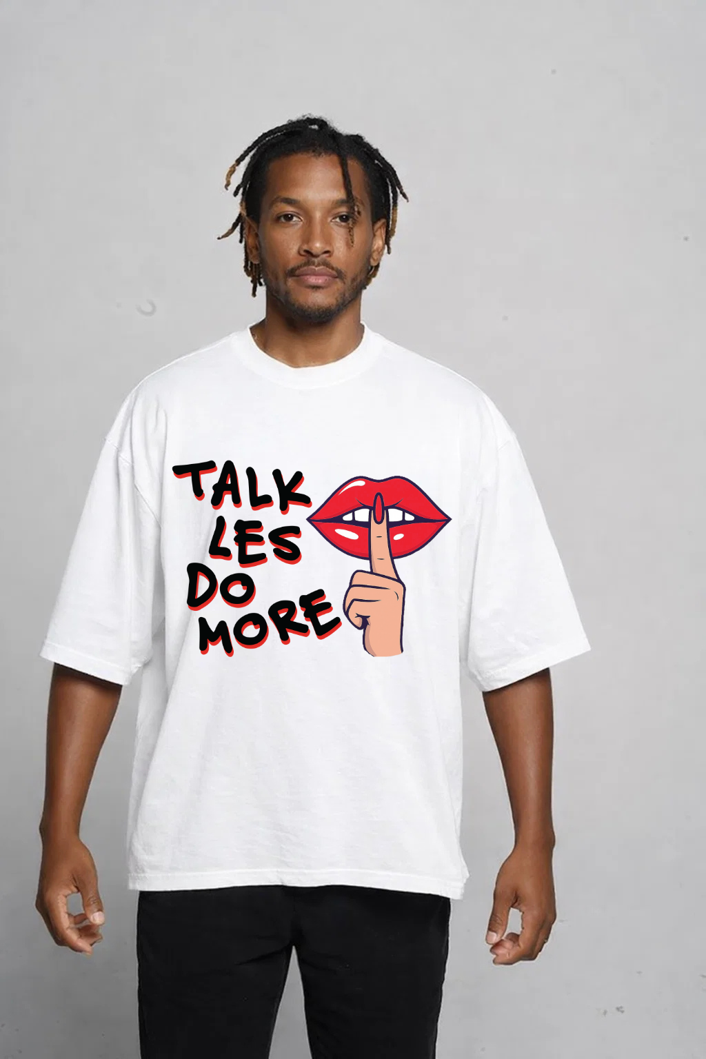 More Intent Tee - Oversized Drop-Shoulder T-shirt