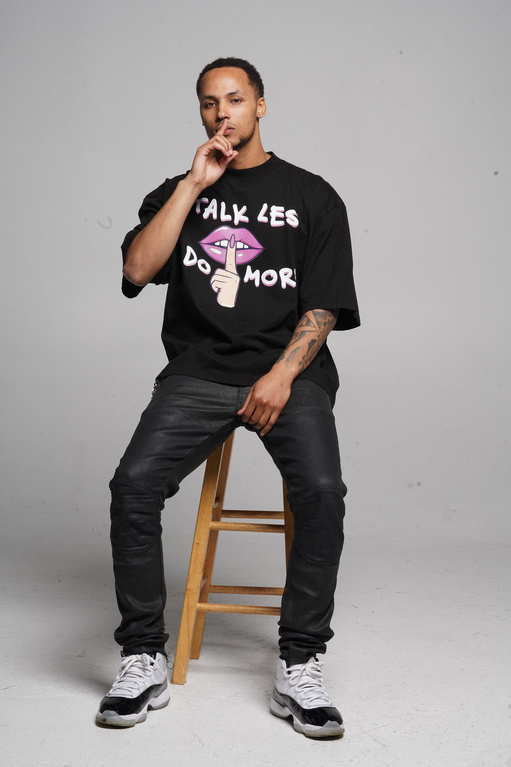 More Doing - Oversized Drop-Shoulder T-shirt