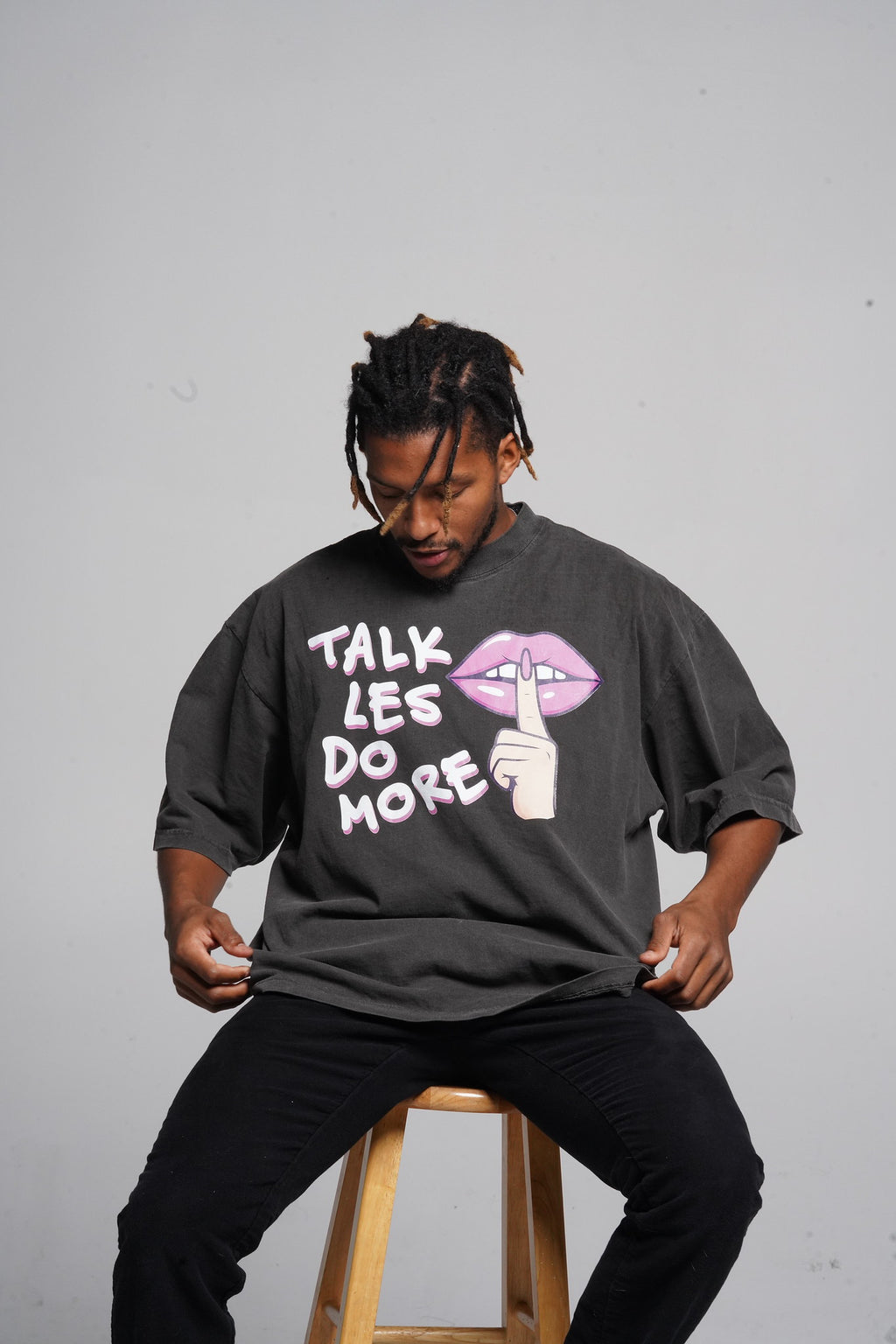 Les Focus - Oversized Drop-Shoulder T-shirt