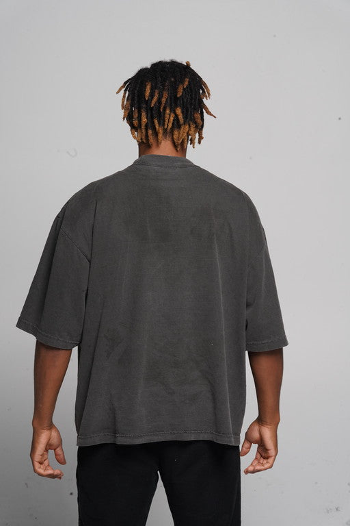 More Action - Oversized Drop-Shoulder T-shirt